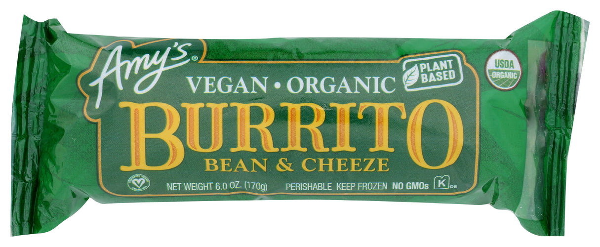 Burrito Frzn Bean Chs Org - 6OZ