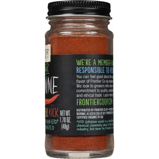 Frontier Co-op Cayenne, Ground, Organic 1.70 oz.