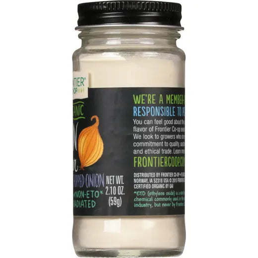 Frontier Co-op Onion Powder, White, Organic 2.10 oz.