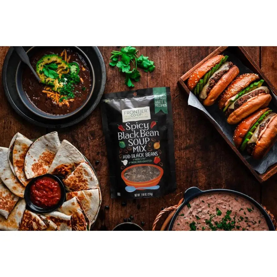 Frontier Co-op Spicy Black Bean Soup Mix 7.9 OZ