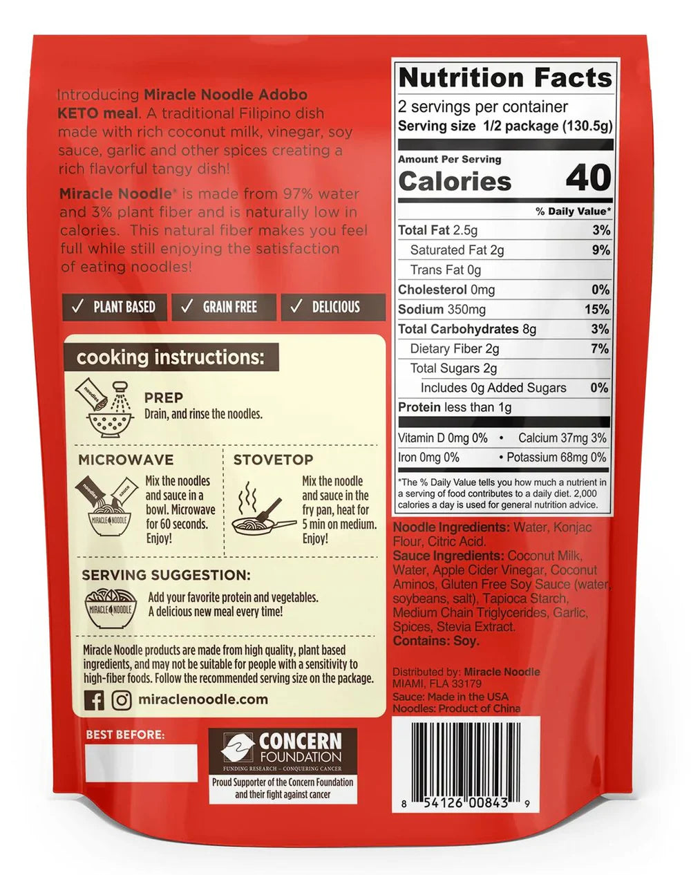 MIRACLE NDL MEAL ADOBO - 9 OZ