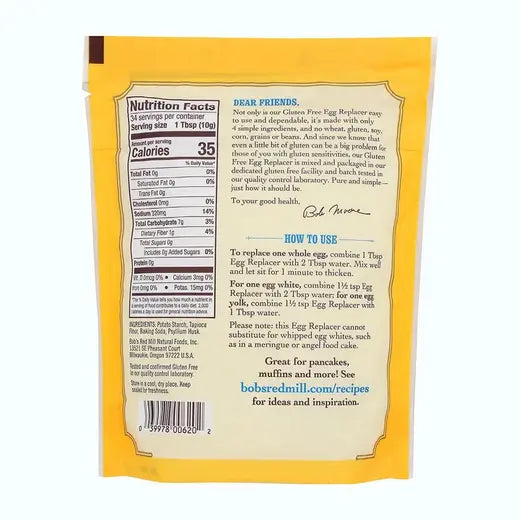 Bob's Red Mill Gluten-Free Egg Replacer 12 oz. bag