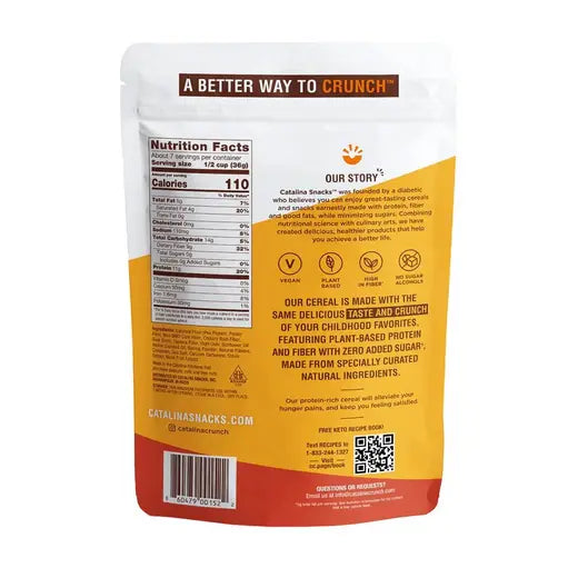 Catalina Crunch Cinnamon Toast Keto Friendly Cereal 9 oz.