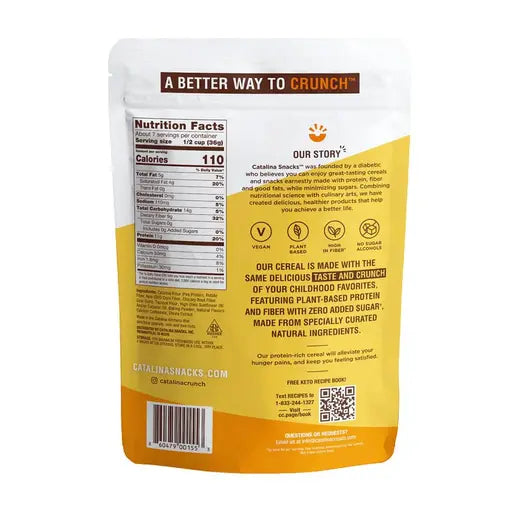 Catalina Crunch Honey Graham Keto Friendly Cereal 9 oz.
