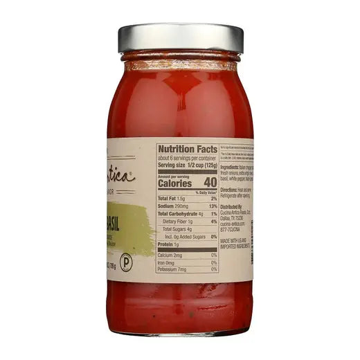Cucina Antica Tomato Basil Pasta & Cooking Sauce 25 oz.