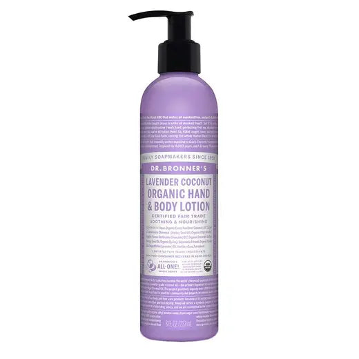 Dr. Bronner's Organic Lavender Coconut Lotion 8 fl. oz.