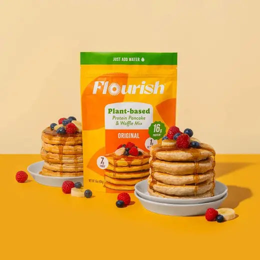Flourish Plant Based Original Pancake Mix 16 oz.