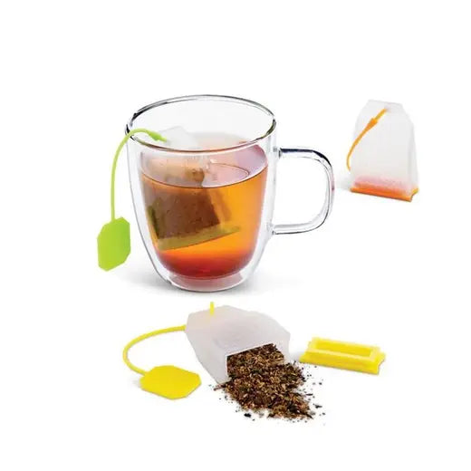 Harold Import HIC Silicone Tea Bag Infusers Set of 3