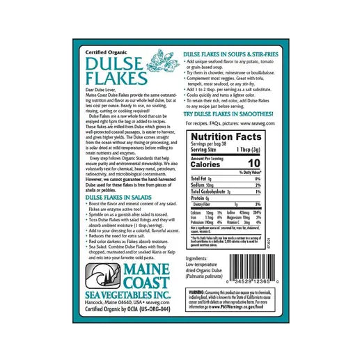 Maine Coast Sea Vegetables Dulse Flakes 4 oz. bag