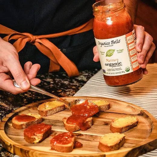 Organico Bello Organic Marinara Pasta & Cooking Sauce 25 oz.