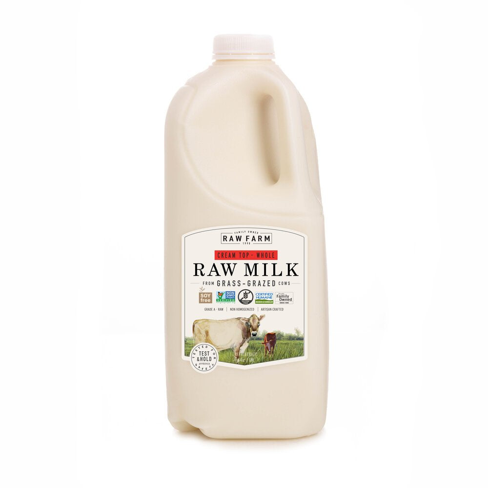 Half Gallon of Raw Milk | (64 oz)