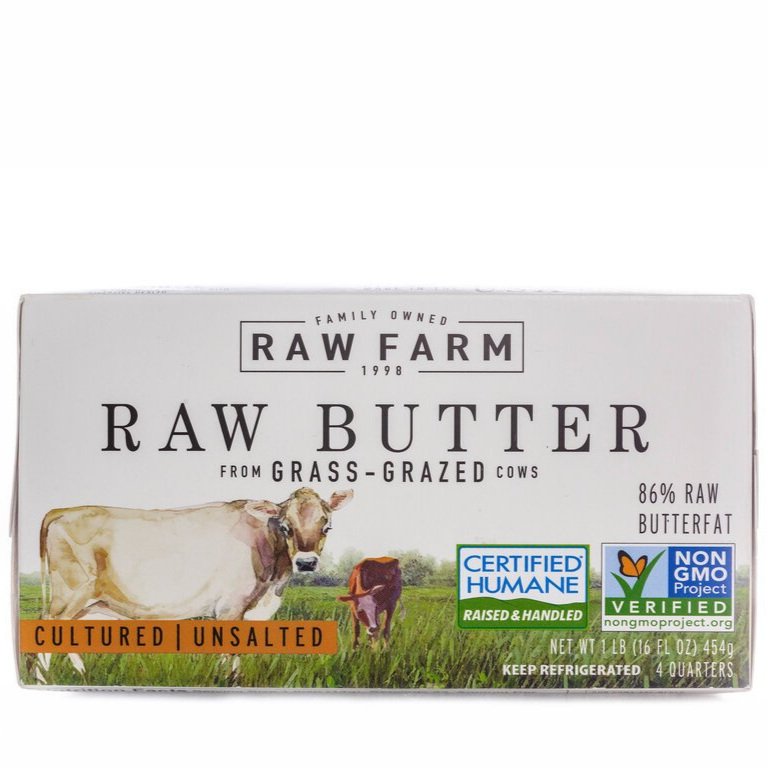 Cultured Raw Butter | Unsalted (16 oz)