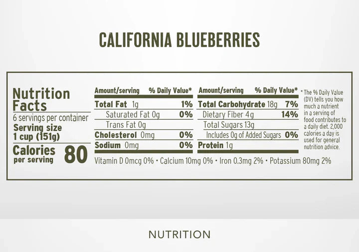SSON CALIFORNIA BLUBRY