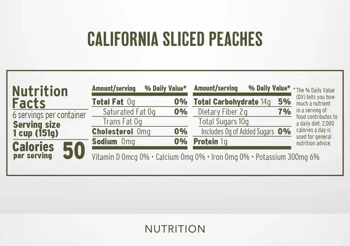 SSON CALIFORNIA PEACHES