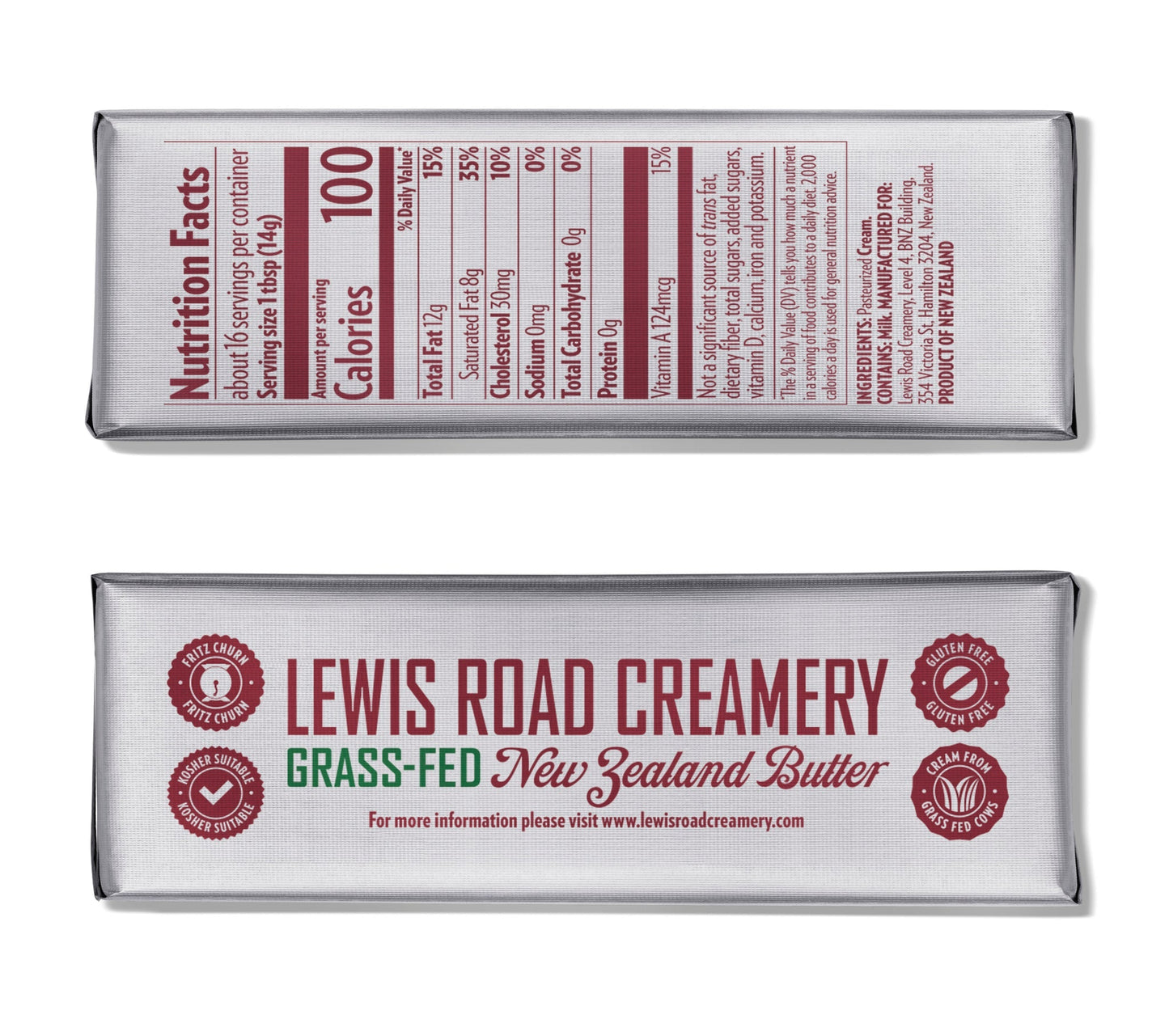 BUTTER,GRASS FED,UNSALTED