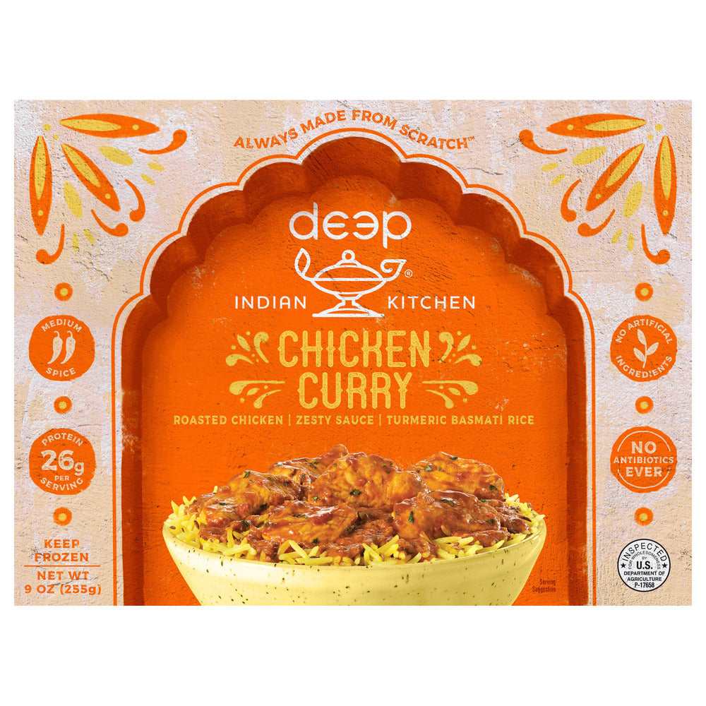 Deep, Chicken Curry With Basmati Rice, 9 Oz