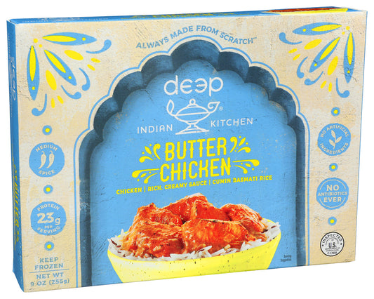 Deep, Butter Chicken, Case Of 12, 9 Oz