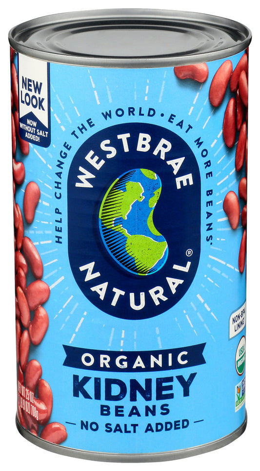 Westbrae Natural, Organic Kidney Beans, 25 Oz