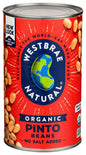 Westbrae Natural, Canned Vegetables, Pinto Beans, Organic, 25 Oz