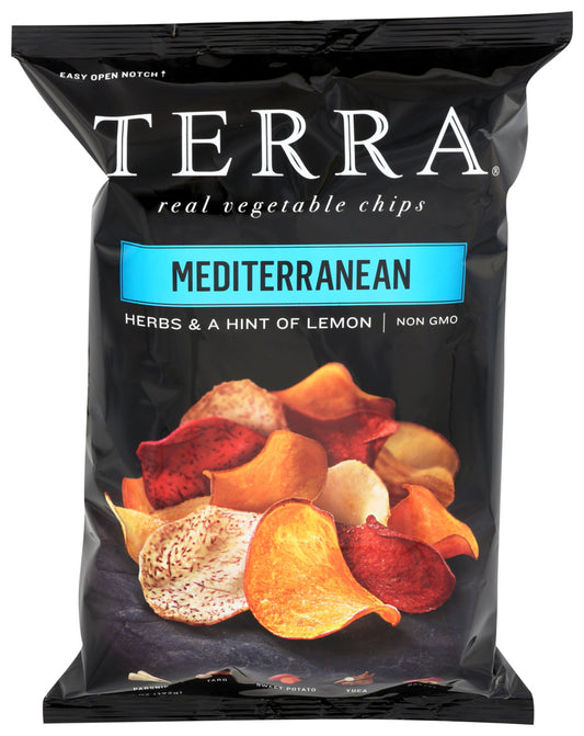 Terra Chips, Mediterranean Vegetable Chips With Herbs & Hint Of Lemon, 6.8 Oz