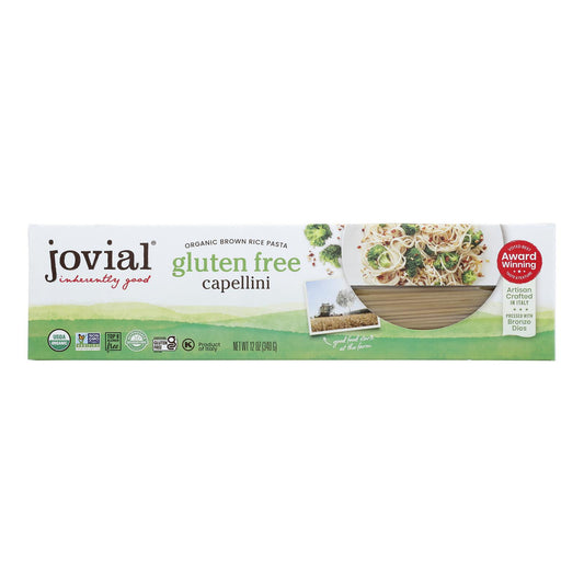 Jovial, Organic Brown Rice Capellini Pasta, 12 Oz