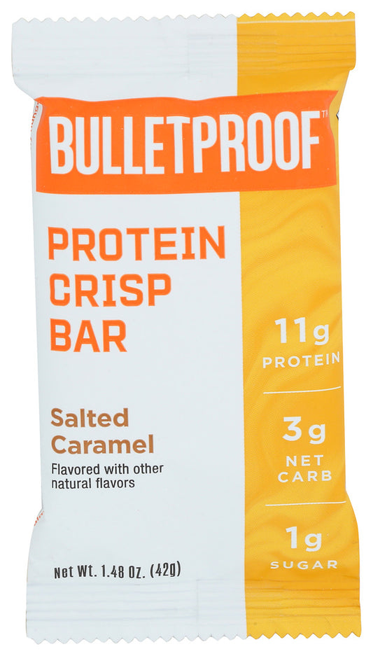Bulletproof, Crisp Protein Bar Salted Caramel, 1.48 Z