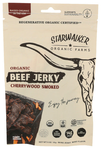 JERKY BEEF SMOKED CHERRYWOOD