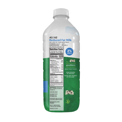 A2/a2 Reduced Fat Milk