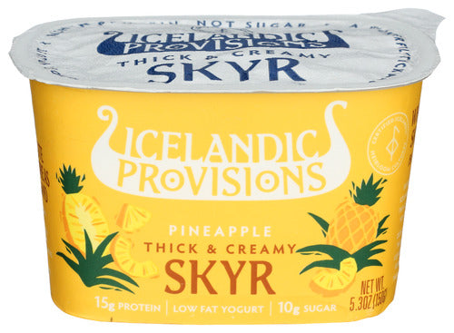 Traditional Skyr Yogurt — Pineapple