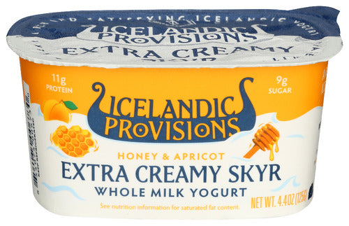 Skyr Whole Milk Yogurt — Honey & Apricot
