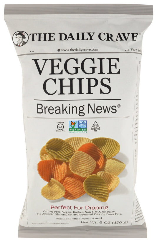 The Daily Crave, Veggie Chips, 6 Oz