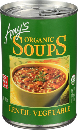 Soup Lentil Vegetable Org - 14.5OZ