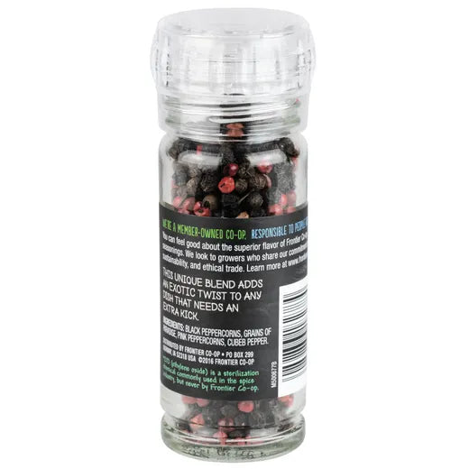 Frontier Co-op Exotic Peppercorn Blend Grinder 1.69 oz.
