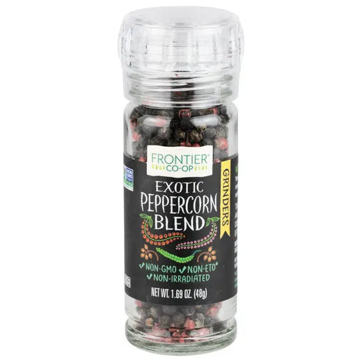 Frontier Co-op Exotic Peppercorn Blend Grinder 1.69 oz.