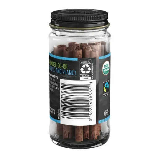 Frontier Co-op Ceylon Cinnamon Sticks, Regenerative Organic Certified® 0.60 oz.