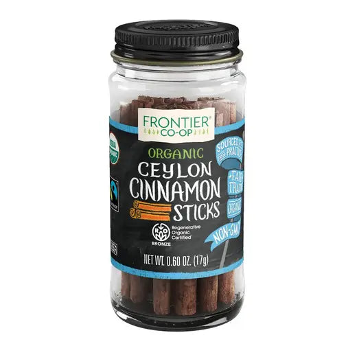 Frontier Co-op Ceylon Cinnamon Sticks, Regenerative Organic Certified® 0.60 oz.