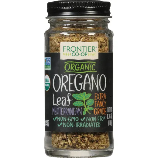 Frontier Co-op Oregano Leaf, Cut & Sifted, Extra Fancy Grade, Organic 0.36 oz.