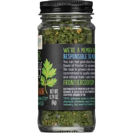 Frontier Co-op Parsley Leaf Flakes, Organic 0.24 oz.