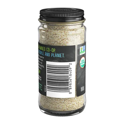 Frontier Co-op Hulled Sesame Seed, Whole, Organic 2.29 oz.
