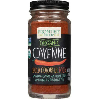 Frontier Co-op Cayenne, Ground, Organic 1.70 oz.