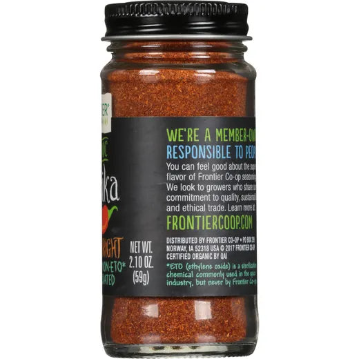 Frontier Co-op Paprika, Ground, Organic 2.10 oz.