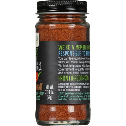 Frontier Co-op Paprika, Ground, Organic 2.10 oz.
