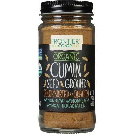 Frontier Co-op Cumin Seed, Ground, Organic 1.76 oz.
