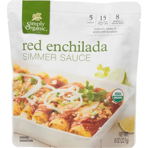 Simply Organic Red Enchilada Simmer Sauce 8.00 fl. oz.