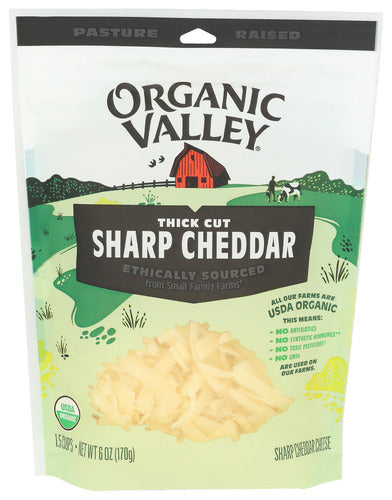 Cheese Shredded Cheddar Org - 6OZ