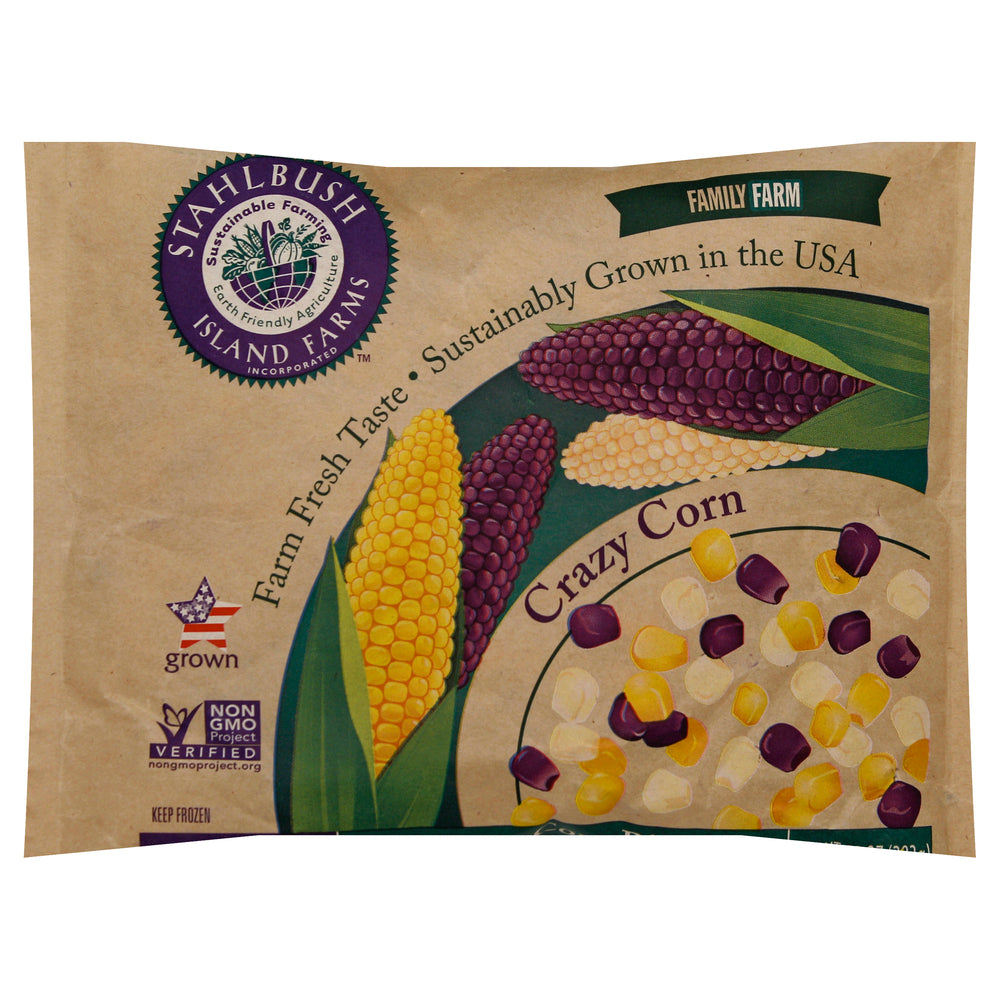 Stahlbush Island Farms, Frozen Vegetables Crazy Corn, Case Of 12, 10 Oz