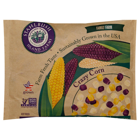 Stahlbush Island Farms, Frozen Vegetables Crazy Corn, Case Of 12, 10 Oz