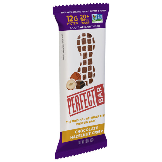 Perfect Bar, Chocolate Hazelnut Crisp Protein Bar, Case Of 8, 2.2 Oz