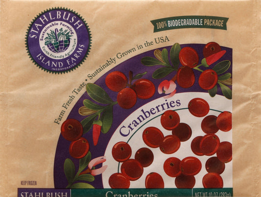 Stahlbush Island Farms, Frozen Cranberries, Case Of 12, 10 Oz