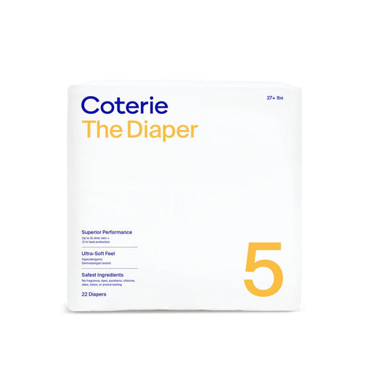 Coterie, 27+ Lb Size 5 Babybel Diaper, 22 Ct